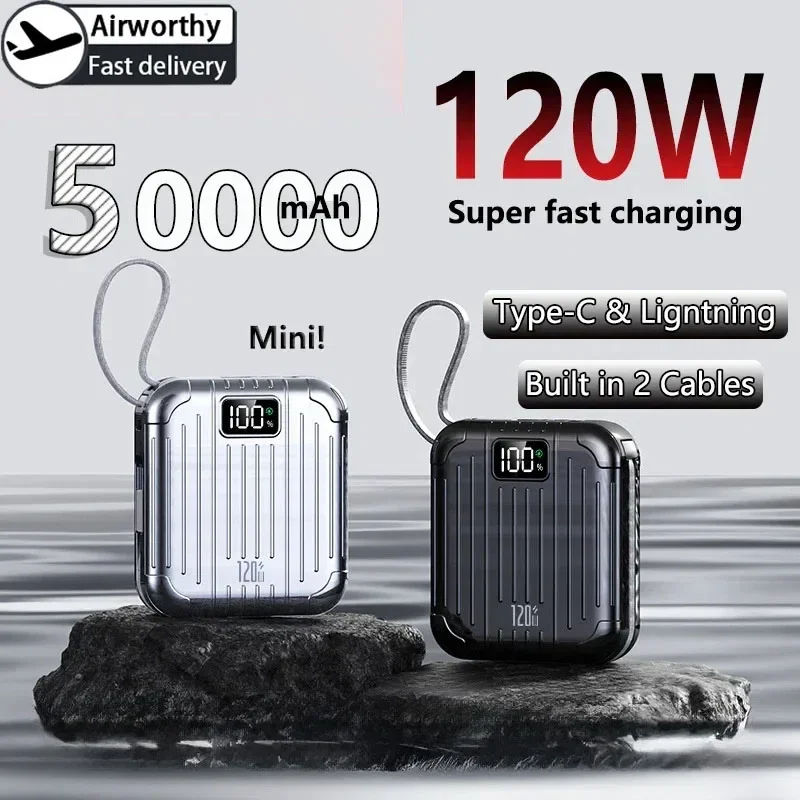 Usb Charger Dynamo - 50000mAh 미니 컴팩트 편리한 파워뱅크 PD20W