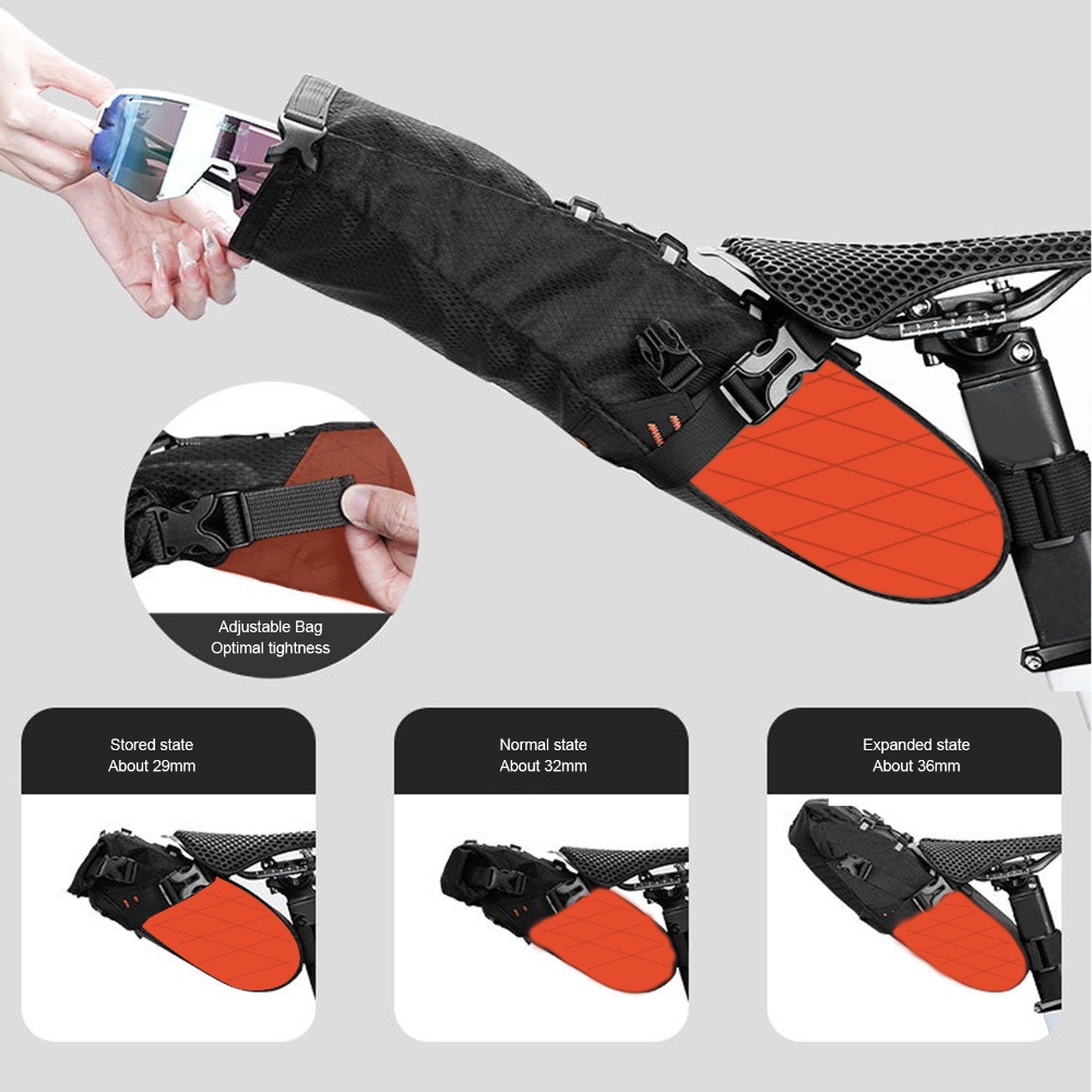 Saddle Bag Under Seat - 다기능 자전거 안장 가방 방수 5.8L