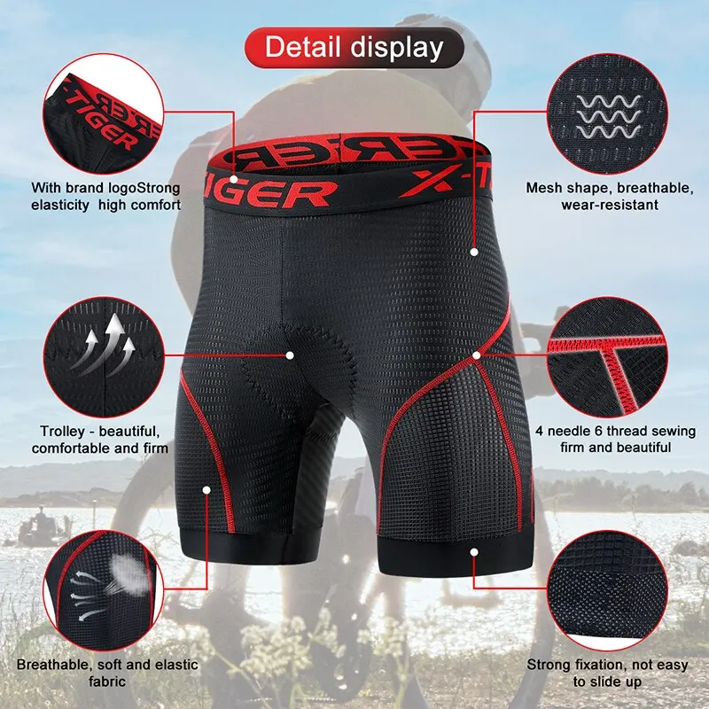 X-TIGER 사이클링 반바지 포켓 젤 패딩 반사 사이 - Cycling Commuter Pants 리뷰 및 가격
