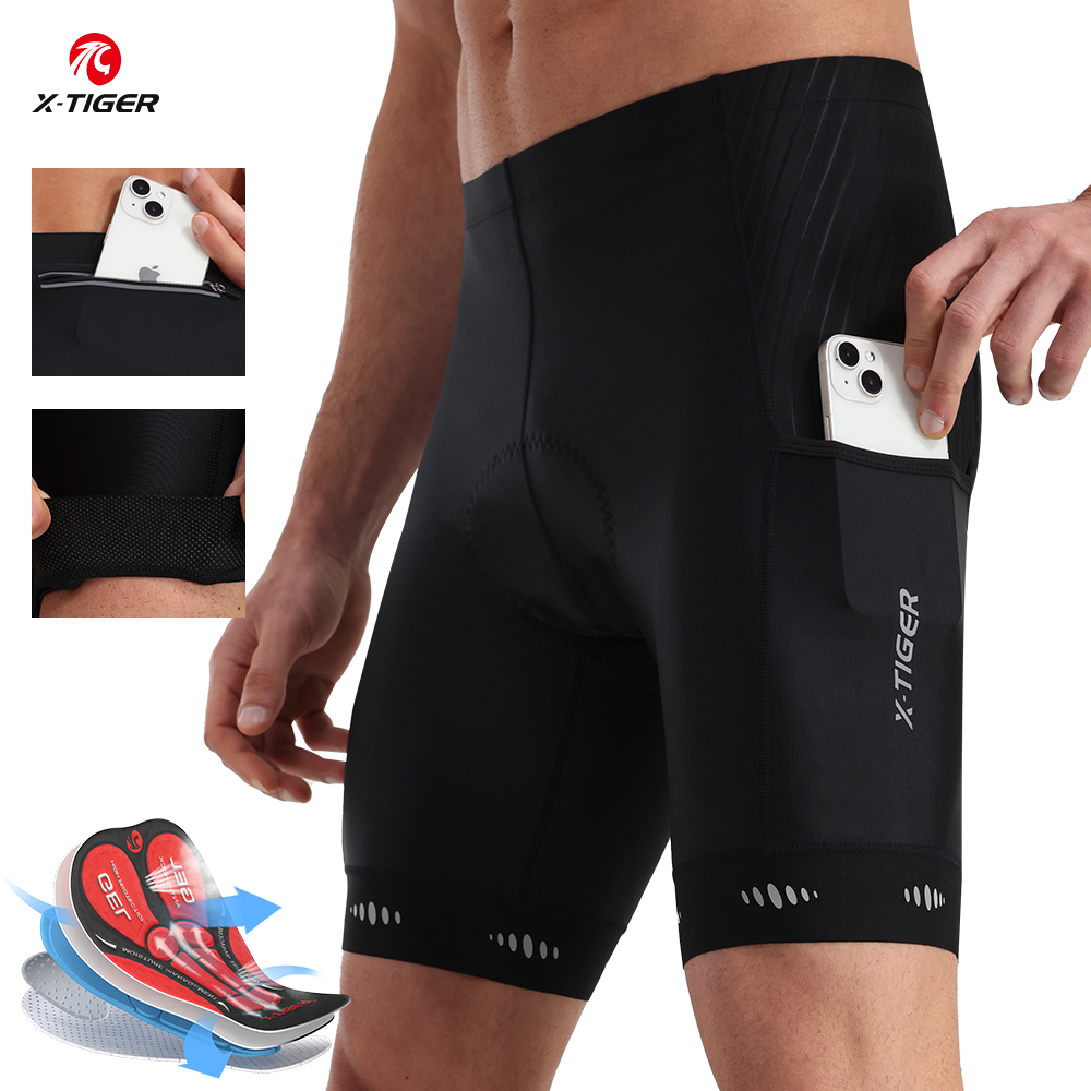 X-TIGER 남성용 사이클링 반바지, 등 포켓 5D  - Cycling Commuter Pants 리뷰 및 가격