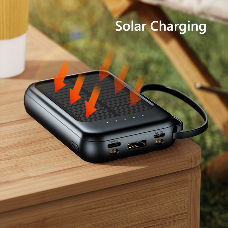 50000mAh 태양광 보조배터리 내장 케이블 태양광  - Usb Charger Dynamo 리뷰 및 가격