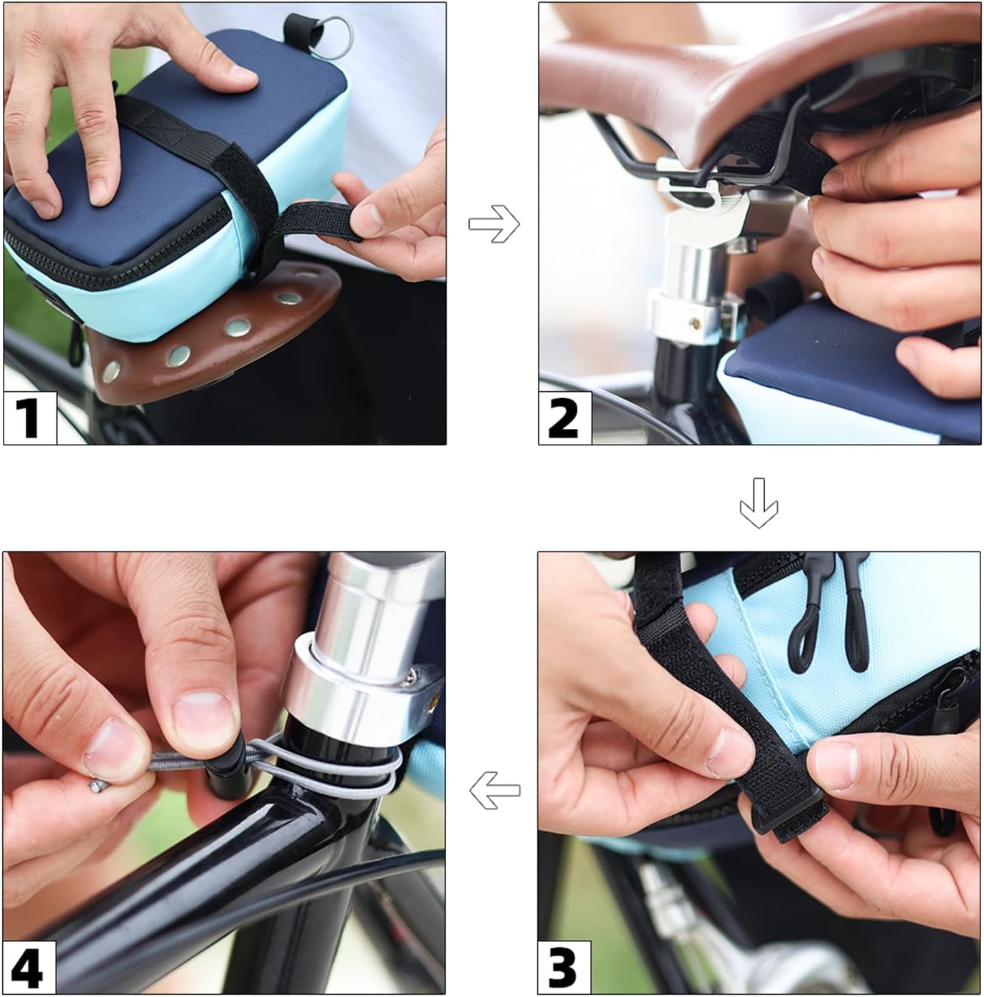 확장 가능한 대용량 자전거 시트 백, 시트 아래 방수  - Saddle Bag Under Seat 리뷰 및 가격