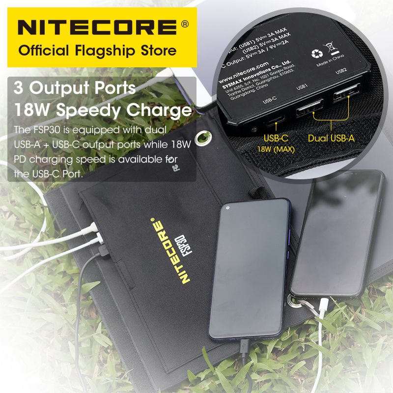 NITECORE 휴대용 방수 태양 전지 패널, 소형 태 - Usb Charger Dynamo 리뷰 및 가격